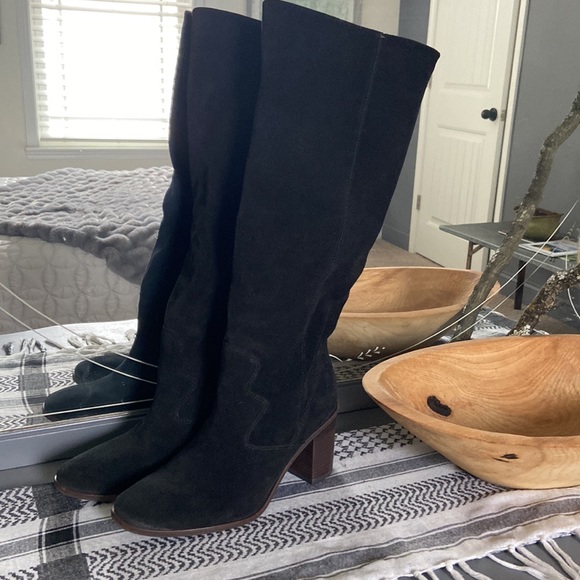 Lucky Brand Tall Suede Boots - Picture 5 of 6